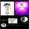 2 X 92smd Púrpura Rosado H7 Led Niebla Bombillas Auto Luz Di 2