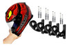 Kit 4 Suporte De Parede Para Pendurar Capacete E Acessórios 0