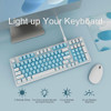 Teclado Mecánico Para Juegos Baoced, Teclado De Interruptor 4