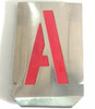 Letras Caladas De Chapa Para Pintar 20mm Stencil Abecedario 0
