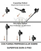 Baston Extensible Mkn 32 Rigido Profesional Funda Reforzad 6