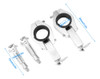 Braçadeira De Proteção De Mão De Guidão Kit De Montagem De M 3