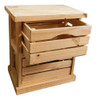 Organizador Cajon Verdulero Frutero Madera Pino X 2 Cajones 0