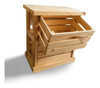 Organizador Cajon Verdulero Frutero Madera Pino X 2 Cajones 4