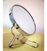 Espejo Con Aumento Doble Faz Maquillaje 17cm 6  Metalico $um 1