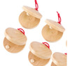 Castanholas De Madeira, Brinquedos Musicais De , 12 Unidades 2 Castanholas De Madeira, Brinquedos Musicais De , 12 Unidades 2