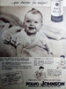 Lote 2 Publicidad Clipping Talco Niños Johnson - Años '50s 0