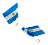 Bandera De Argentina Flameo Con Gancho Soporte Mundial 0