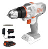 Negro + Decker 20v Max Matrix Kit De Taladro / Controlador I 0 Negro + Decker 20v Max Matrix Kit De Taladro / Controlador I 0