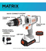 Negro + Decker 20v Max Matrix Kit De Taladro / Controlador I 1 Negro + Decker 20v Max Matrix Kit De Taladro / Controlador I 1