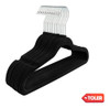 Perchas Terciopelo Kids Negras X 10 Unidades 1