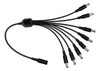 Splitter De Cables De Poder Para Cámaras Cctv 1 A 8 Nnet 0