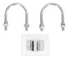 Kit De Conjunto De Hardware De Aço Inoxidável Com Fixação Po 0