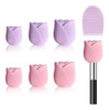 Paquete De 6 Soporte Para Brochas De Maquillaje Tamaño 3 Bro 0
