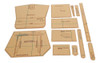Molde Leathercraft Modelo De Acrílico Transparente Leather C 2