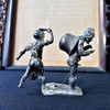 Antigua Escultura En Metal. 6