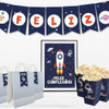 Invitación Animada Espacial + Kit Editable De Regalo! 5