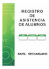 Registro De Asistencia De Alumnos - Secundaria Pack X15 1