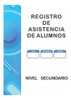Registro De Asistencia De Alumnos - Secundaria Pack X15 3