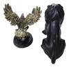 Kit Águia Decorativa + Leão Enfeite Rack Mesa Sala Top Decor 3