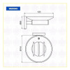 Accesorio Baño Jabonera Fv Nebraska Accesorio 0168/d5 2