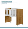 Mini Berço 100% Mdf Multifuncional Ariel Tigus Baby 5