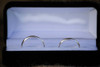 Alianzas En Plata 950. Grabado Y Estuche. Garantia. 3