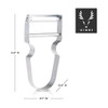 Viski Professional: Pelador De Cítricos De Acero Inoxidable, 2