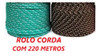 Corda Trançada Rolo 4mm Poliéster Amarração Carga Camping 1