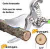 Tijera De Podar De Acero + Guante Anti Corte Combo Multi Uso 5