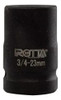Soquete De Impacto 3/4 Pol Sextavado Curto 23mm Rotta 376 0