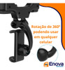 Suporte De Celular Universal Para Smartphone Fixa Retrovisor 4