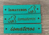 100 Etiquetas En 6x2 Cm Grabadas En Laser De Ecocuero 3