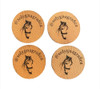 100 Etiquetas En 6x2 Cm Grabadas En Laser De Ecocuero 6