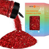 Brillo Holográfico Rojo Glitter Para Manualidades, 200g 0