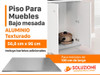 Piso Aluminio Premium Modulo 1 Metro Mueble Bajo Mesada 1
