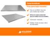 Piso Aluminio Premium Modulo 1 Metro Mueble Bajo Mesada 3