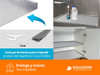 Piso Aluminio Premium Modulo 1 Metro Mueble Bajo Mesada 6