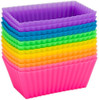 Elementos De La Despensa Tazas De Hornear De Silicona Rectan 0