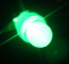 2 Lámparas Led Alto Brillo T10 W5w Convexo Verde 2