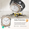 2 Fundas Bling Para Apple Watch Series 3/2/1 45mm - Negra 4