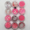 Set X12 Frasquitos Glitter Strass Piedra Brillo Deco Surtido 1