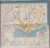 1955 Uruguay Mapa Desplegable Empresa Esso Surtidor Playa 1