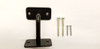 Soporte Para Pasamano Plano De Hierro Negro Base Rectangular 6