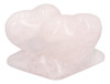 Ornamento Artesanal De Pedra De Quartzo Rosa Crystal Energy 4