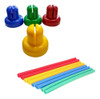 Isotubos 14+14 Ponteiras Para Pula Pula Cama Elastica+brinde 0