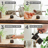 Grosche Milano Estufa Cafetera Espresso Olla Moka 12 Tazas D 4