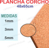 3 Plancha De Corcho 48x65cm 5mm Tabla Decoración Artesanias 1