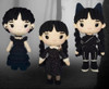 Patrones Amigurumis. Merlina X3 Y Enid. En Portugués. 0