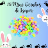 Mini Ovinhos De Páscoa Decorativos Isopor Coloridos 6